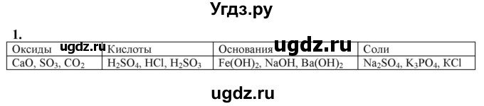 ГДЗ (Решебник) по химии 11 класс Мычко Д.И. / §3 / 1