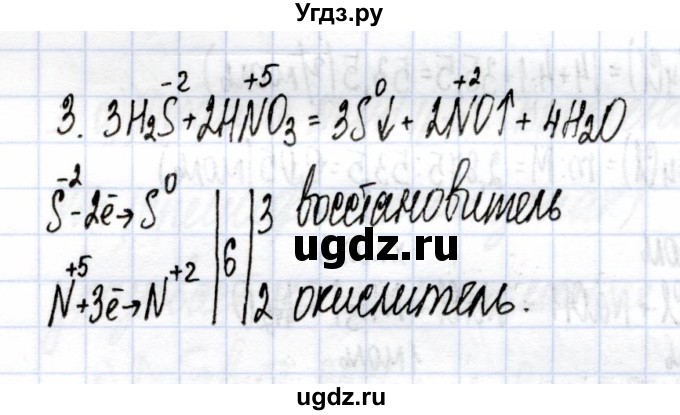 ГДЗ (Решебник) по химии 9 класс (рабочая тетрадь) Боровских Т.А. / тема 5 / окислительные свойства азотной кислоты / 3