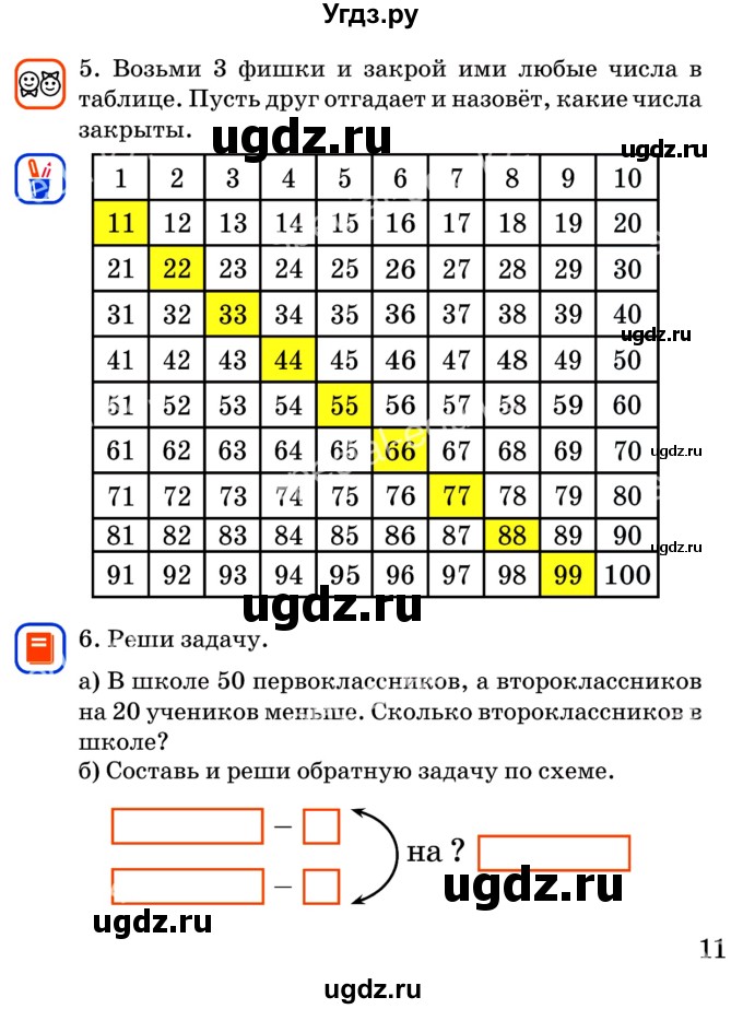 ГДЗ (Учебник) по математике 2 класс Акпаева А.Б. / часть 1. страница / 11