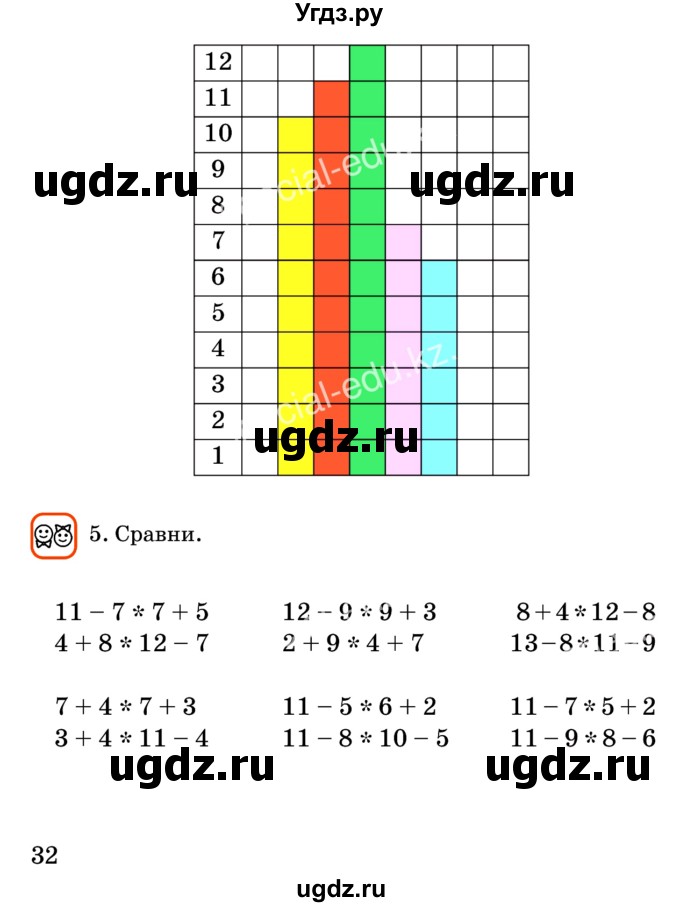 ГДЗ (Учебник) по математике 2 класс Акпаева А.Б. / часть 1. страница / 32