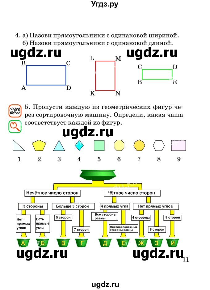 ГДЗ (Учебник) по математике 2 класс Акпаева А.Б. / часть 3. страница / 11