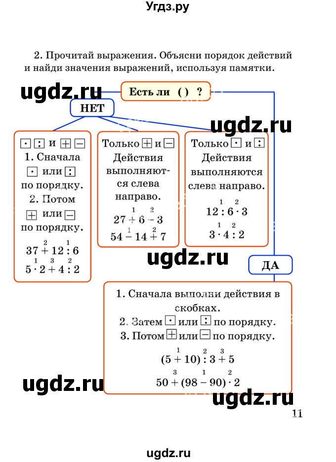 ГДЗ (Учебник) по математике 2 класс Акпаева А.Б. / часть 4. страница / 11