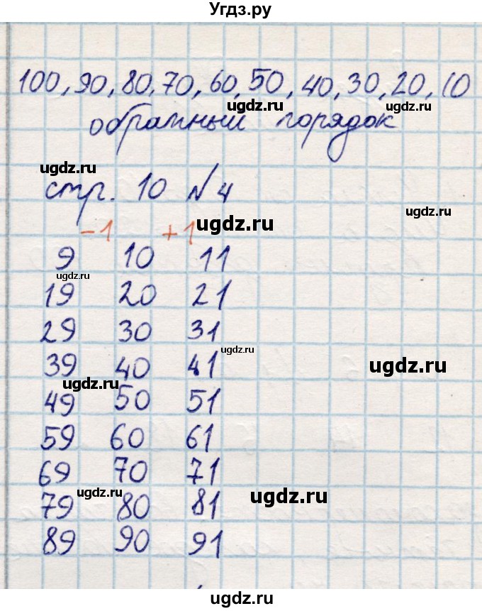 ГДЗ (Решебник) по математике 2 класс Акпаева А.Б. / часть 1. страница / 10(продолжение 2)