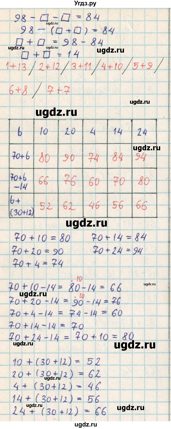 ГДЗ (Решебник) по математике 2 класс Акпаева А.Б. / часть 3. страница / 74(продолжение 2)