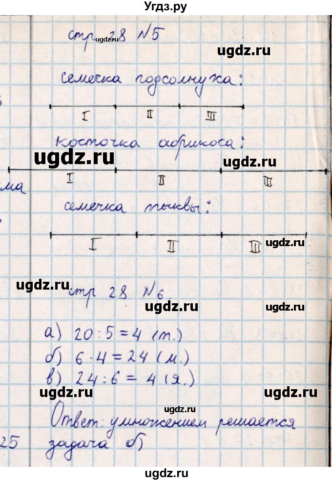 ГДЗ (Решебник) по математике 2 класс Акпаева А.Б. / часть 4. страница / 28(продолжение 2)