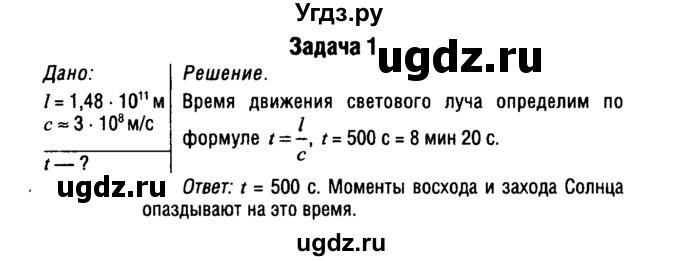 ГДЗ (Решебник к учебнику 2014) по физике 11 класс Жилко В.В. / упражнения / упражнение 11 / 1