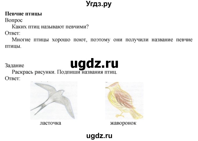 ГДЗ (Решебник) по миру природы и человека 3 класс (рабочая тетрадь) Матвеева Н.Б. / страница / 48(продолжение 2)