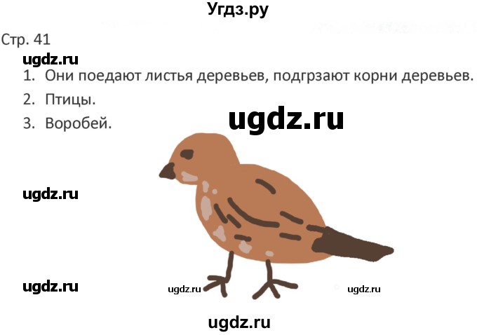 ГДЗ (Решебник) по миру природы и человека 4 класс (рабочая тетрадь) Матвеева Н.Б. / страница / 41