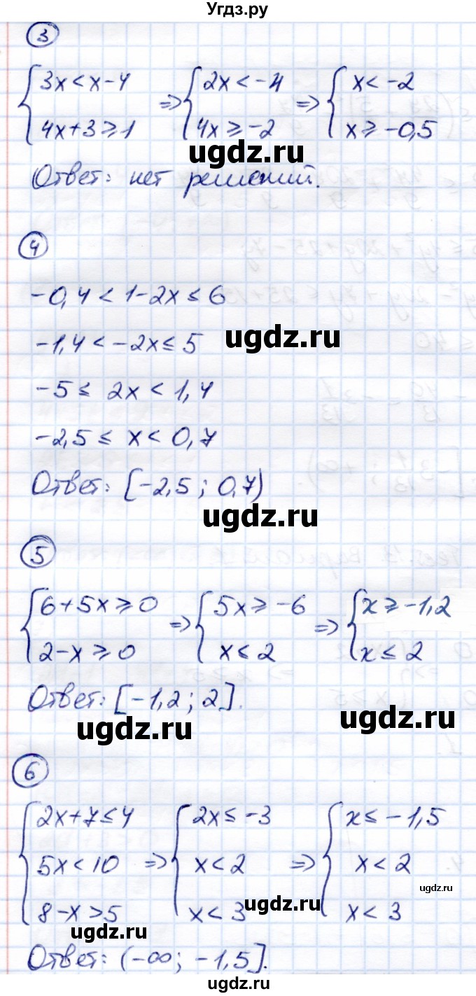 ГДЗ (Решебник) по алгебре 8 класс (Контрольные измерительные материалы (ким)) Ю. А. Глазков / тест / тест 13 (вариант) / 1(продолжение 2)