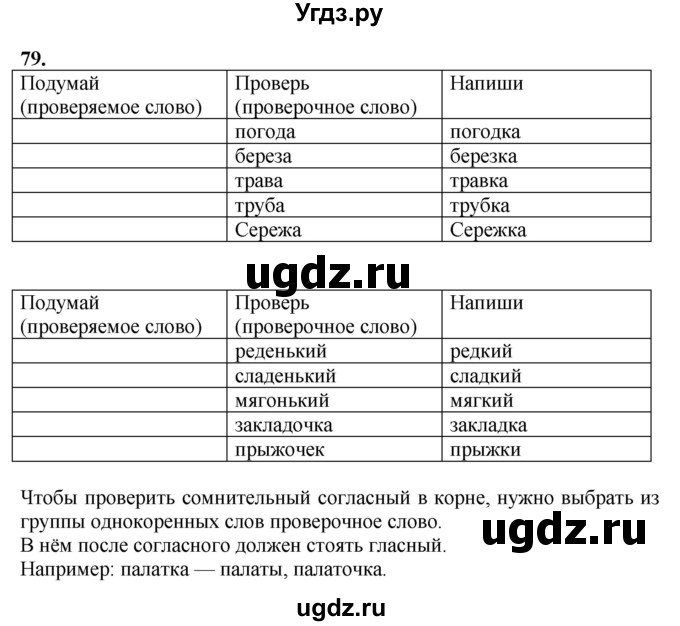 ГДЗ (Решебник) по русскому языку 6 класс Якубовская Э.В. / упражнение / 79