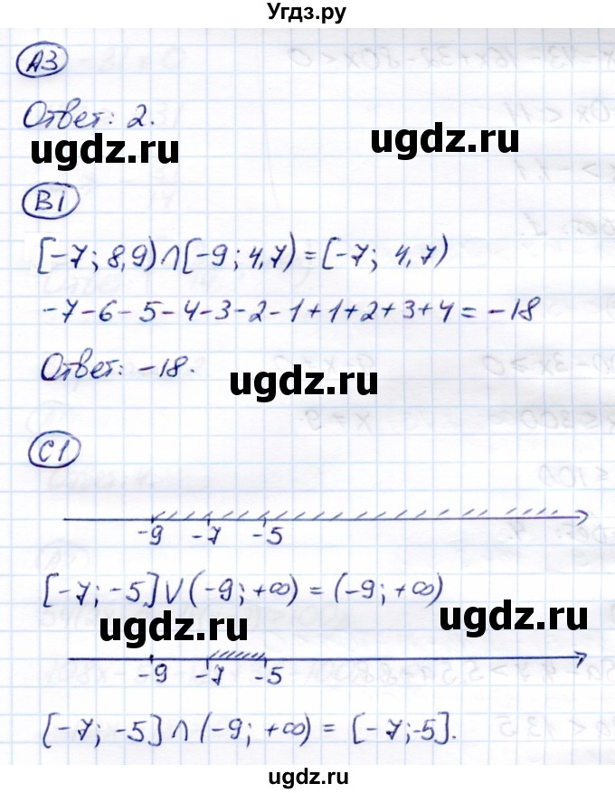 ГДЗ (Решебник) по алгебре 8 класс (самостоятельные и контрольные работы) Глазков Ю.А. / самостоятельные работы / СР-24 / Вариант 4(продолжение 2)