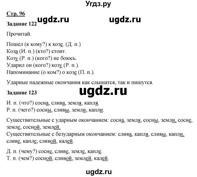 ГДЗ (Решебник) по русскому языку 7 класс Якубовская Э.В. / страница / 96