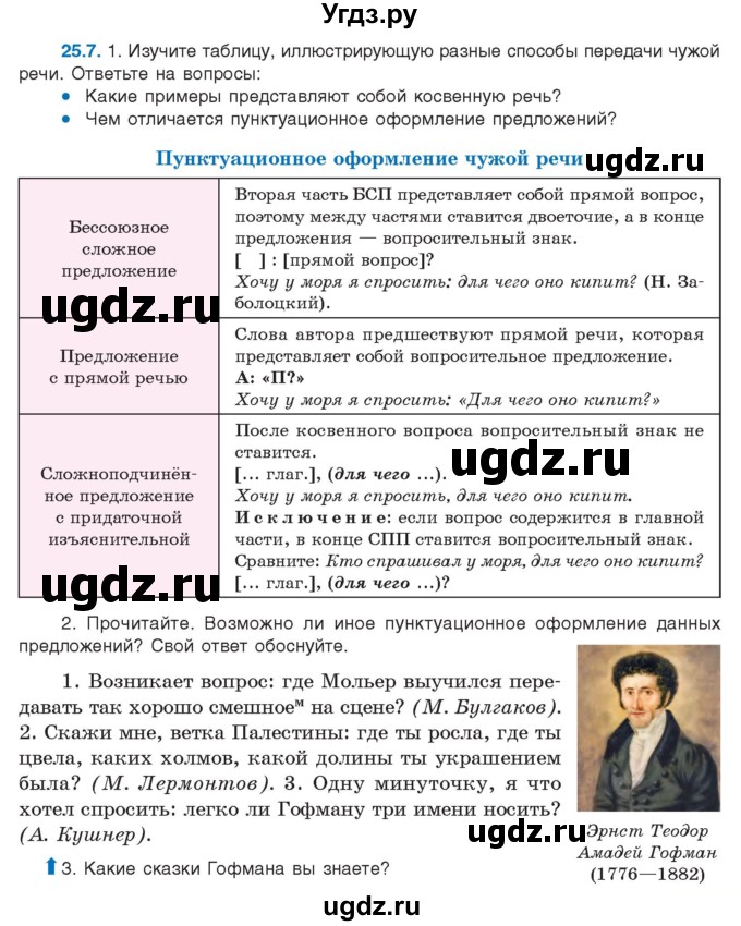 ГДЗ (Учебник) по русскому языку 11 класс Долбик Е.Е. / §25 / 25.7