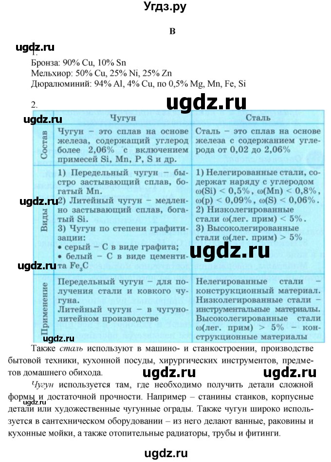 ГДЗ (Решебник) по химии 9 класс Усманова М.Б. / §18 / B