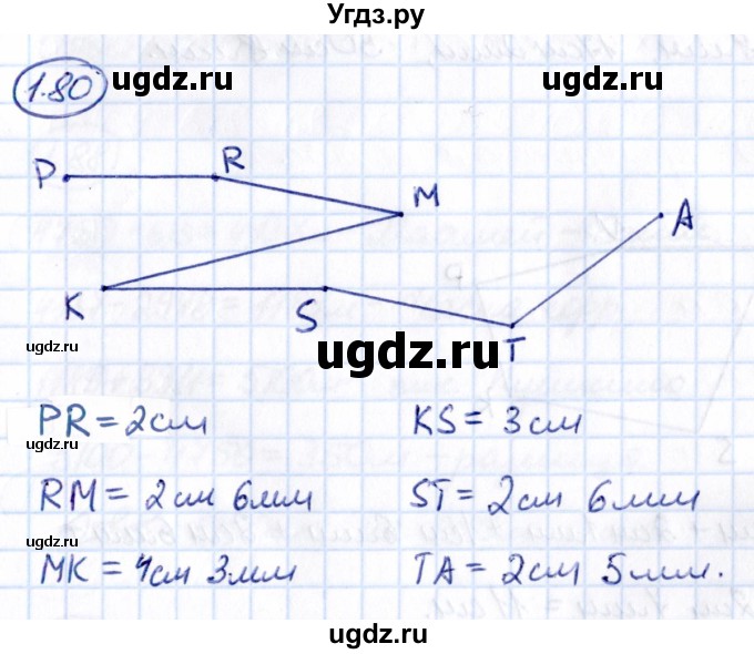 ГДЗ (Решебник к учебнику 2021) по математике 5 класс Виленкин Н.Я. / §1 / 1.80