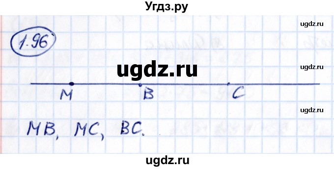 ГДЗ (Решебник к учебнику 2021) по математике 5 класс Виленкин Н.Я. / §1 / 1.96