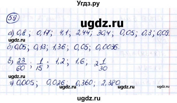 ГДЗ (Решебник к учебнику 2021) по математике 5 класс Виленкин Н.Я. / вопросы и задачи на повторение / задача / П.59