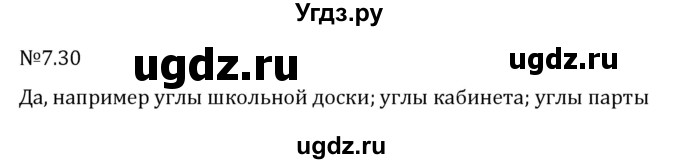 ГДЗ (Решебник к учебнику 2023) по математике 5 класс Виленкин Н.Я. / §7 / 7.30