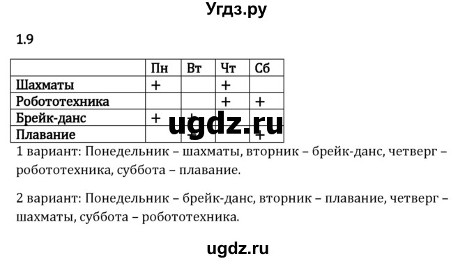 ГДЗ (Решебник к учебнику 2023) по математике 5 класс Виленкин Н.Я. / §1 / 1.9