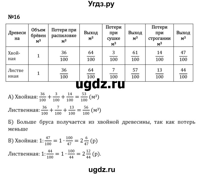 ГДЗ (Решебник к учебнику 2023) по математике 5 класс Виленкин Н.Я. / §5 / применяем математику / 16