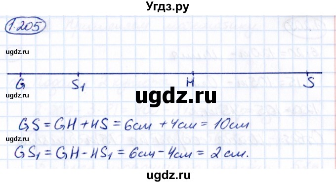 ГДЗ (Решебник 2021) по математике 5 класс Виленкин Н.Я. / §1 / упражнение / 1.205