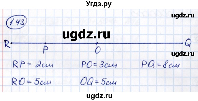 ГДЗ (Решебник 2021) по математике 5 класс Виленкин Н.Я. / §1 / упражнение / 1.43