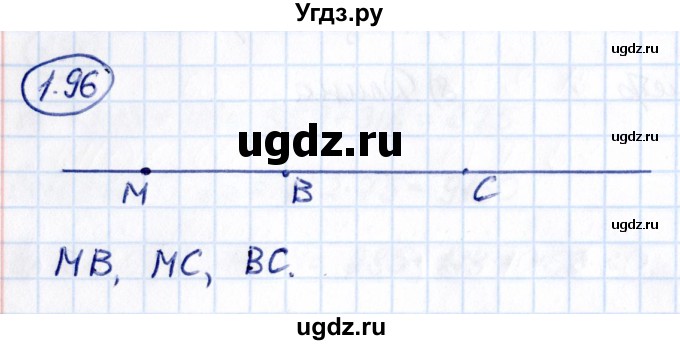 ГДЗ (Решебник 2021) по математике 5 класс Виленкин Н.Я. / §1 / упражнение / 1.96