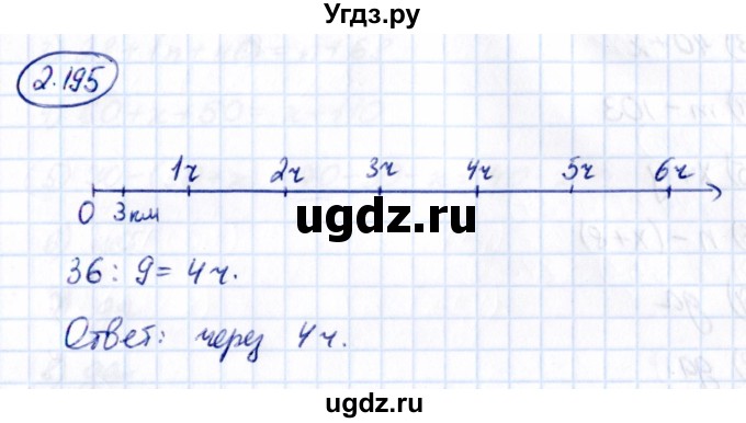 ГДЗ (Решебник 2021) по математике 5 класс Виленкин Н.Я. / §2 / упражнение / 2.195