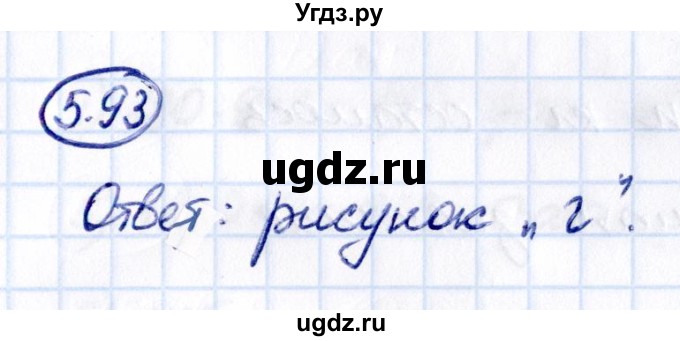 ГДЗ (Решебник 2021) по математике 5 класс Виленкин Н.Я. / §5 / упражнение / 5.93