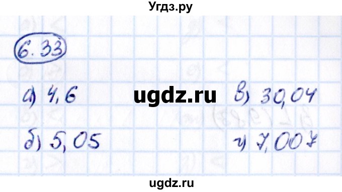 ГДЗ (Решебник 2021) по математике 5 класс Виленкин Н.Я. / §6 / упражнение / 6.33