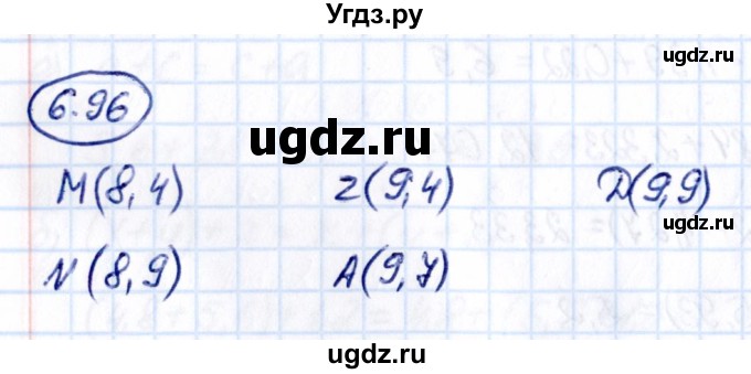 ГДЗ (Решебник 2021) по математике 5 класс Виленкин Н.Я. / §6 / упражнение / 6.96