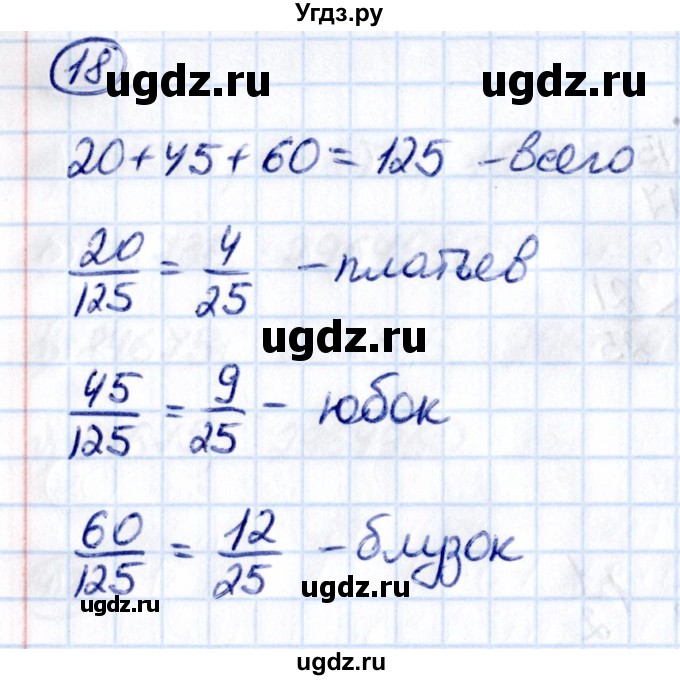 ГДЗ (Решебник 2021) по математике 5 класс Виленкин Н.Я. / вопросы и задачи на повторение / задача / П.18