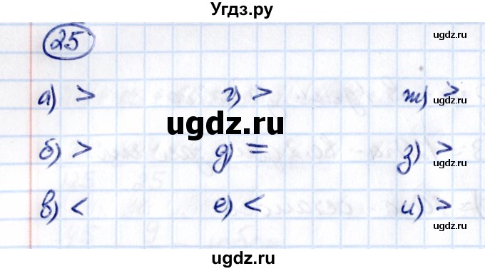 ГДЗ (Решебник 2021) по математике 5 класс Виленкин Н.Я. / вопросы и задачи на повторение / задача / П.25