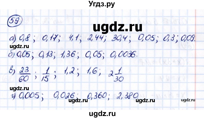 ГДЗ (Решебник 2021) по математике 5 класс Виленкин Н.Я. / вопросы и задачи на повторение / задача / П.59