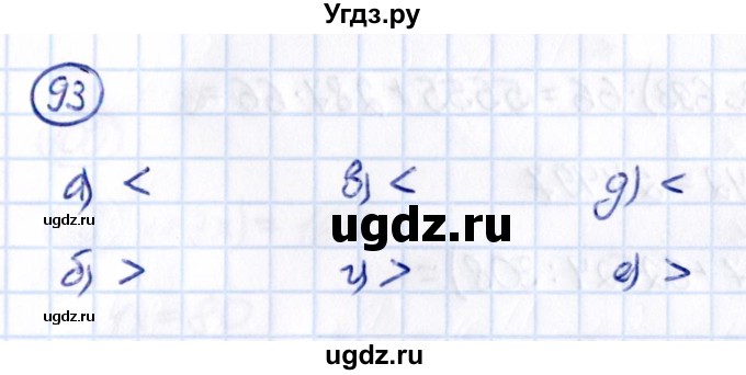 ГДЗ (Решебник 2021) по математике 5 класс Виленкин Н.Я. / вопросы и задачи на повторение / задача / П.93