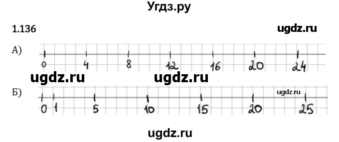 ГДЗ (Решебник 2023) по математике 5 класс Виленкин Н.Я. / §1 / упражнение / 1.136