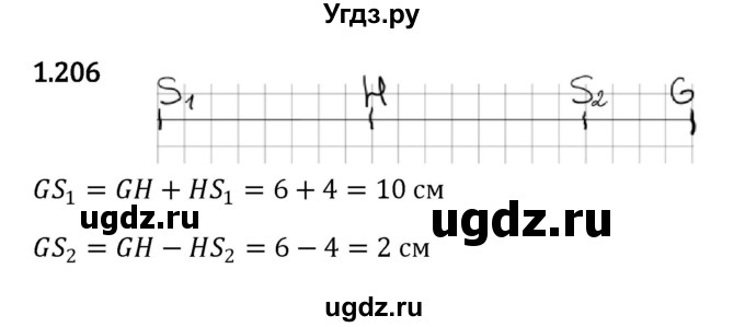 ГДЗ (Решебник 2023) по математике 5 класс Виленкин Н.Я. / §1 / упражнение / 1.206