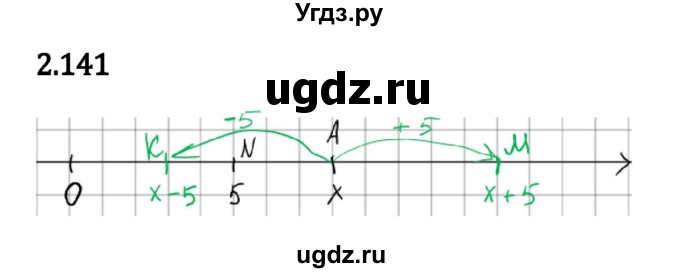 ГДЗ (Решебник 2023) по математике 5 класс Виленкин Н.Я. / §2 / упражнение / 2.141