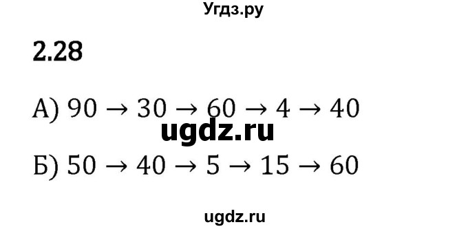 ГДЗ (Решебник 2023) по математике 5 класс Виленкин Н.Я. / §2 / упражнение / 2.28