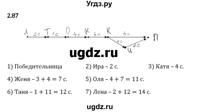 ГДЗ (Решебник 2023) по математике 5 класс Виленкин Н.Я. / §2 / упражнение / 2.87