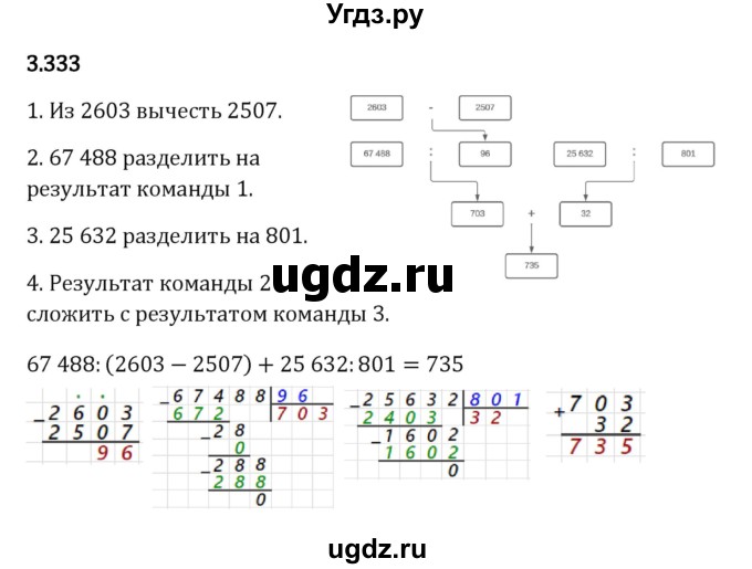 ГДЗ (Решебник 2023) по математике 5 класс Виленкин Н.Я. / §3 / упражнение / 3.333