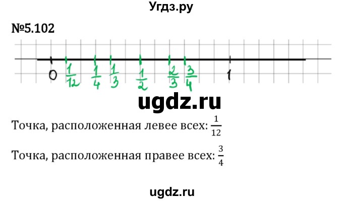 ГДЗ (Решебник 2023) по математике 5 класс Виленкин Н.Я. / §5 / упражнение / 5.102