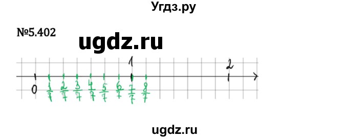 ГДЗ (Решебник 2023) по математике 5 класс Виленкин Н.Я. / §5 / упражнение / 5.402