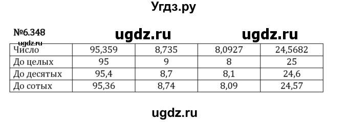 ГДЗ (Решебник 2023) по математике 5 класс Виленкин Н.Я. / §6 / упражнение / 6.348