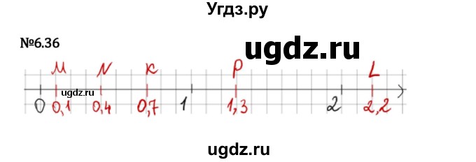 ГДЗ (Решебник 2023) по математике 5 класс Виленкин Н.Я. / §6 / упражнение / 6.36