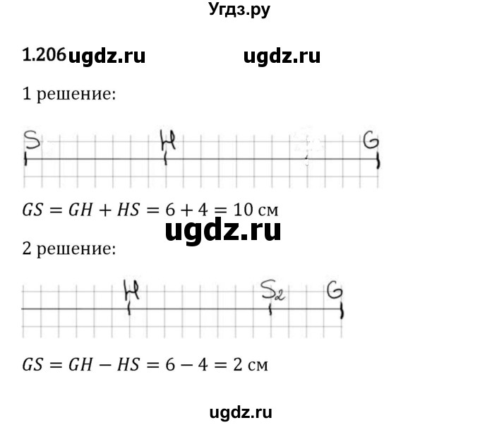 ГДЗ (Решебник 2023) по математике 5 класс Виленкин Н.Я. / §1 / упражнение / 1.206