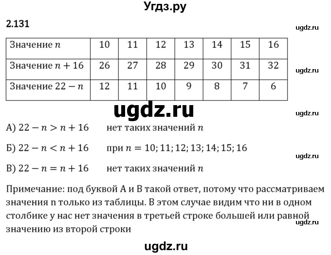 ГДЗ (Решебник 2023) по математике 5 класс Виленкин Н.Я. / §2 / упражнение / 2.131