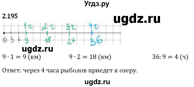 ГДЗ (Решебник 2023) по математике 5 класс Виленкин Н.Я. / §2 / упражнение / 2.195