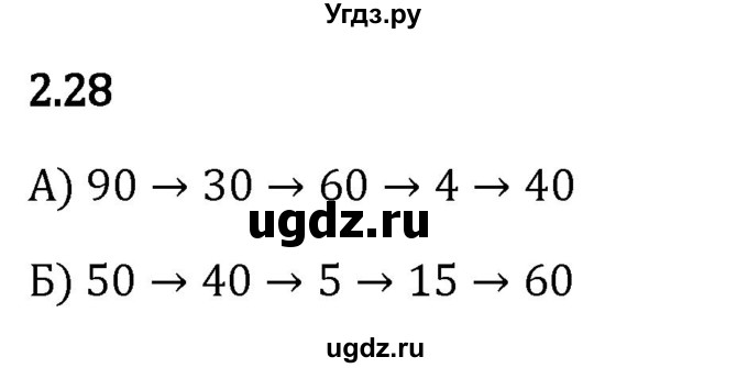 ГДЗ (Решебник 2023) по математике 5 класс Виленкин Н.Я. / §2 / упражнение / 2.28