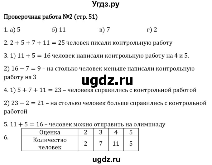 ГДЗ (Решебник 2023) по математике 5 класс Виленкин Н.Я. / §2 / проверьте себя / стр. 51(продолжение 2)